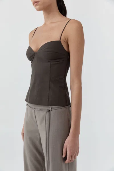 St Agni Studio Cami In Brown