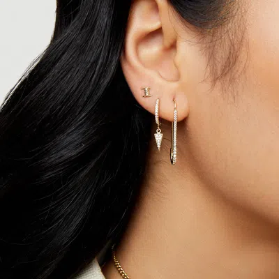 Pk The Barbwire Stud Earring