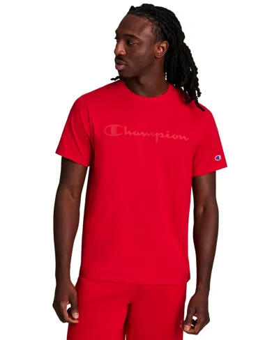 Champion Classic T-shirt, C Logo In Red