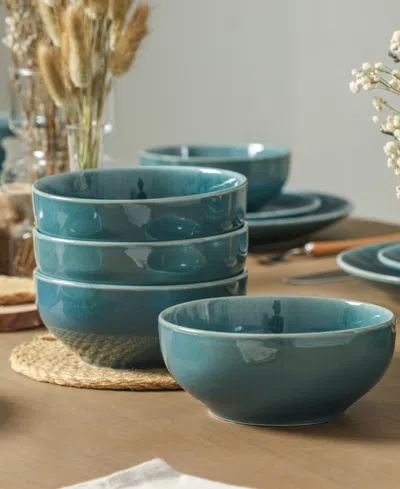 Stone Lain Riley 12pc Dinnerware Set In Blue