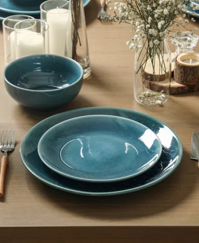 Stone Lain Riley 12pc Dinnerware Set In Blue