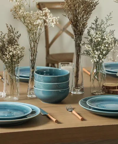 Stone Lain Riley 12pc Dinnerware Set In Blue