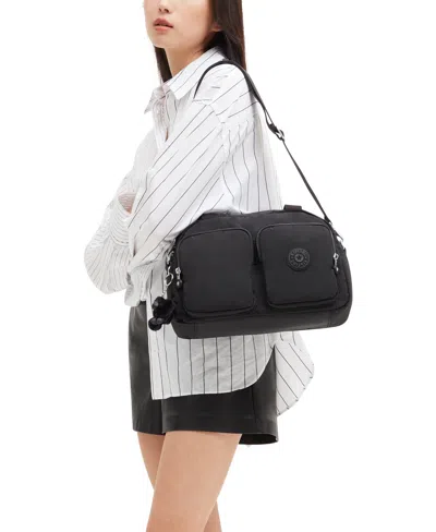 Kipling Cool Defea Nylon Medium Convertible Shoulder Bag In Black