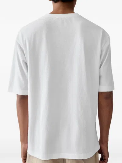 Jacquemus Le T-shirt Plage Cotton-blend T-shirt In White