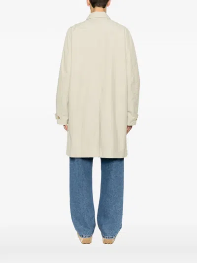 Ps By Paul Smith Single-breasted Buttoned Coat In Neutral