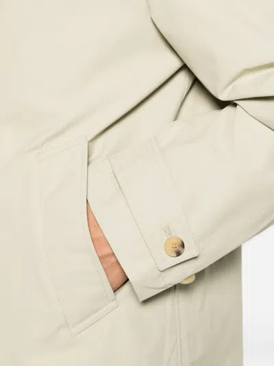 Ps By Paul Smith Single-breasted Buttoned Coat In Neutral