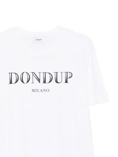 Dondup Logo-print T-shirt In White