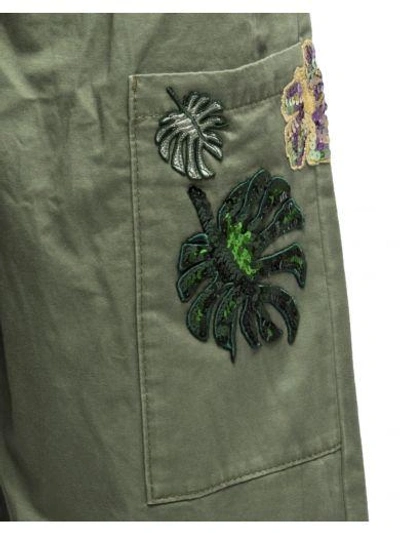 Shop Marc Jacobs Green Cotton Pants