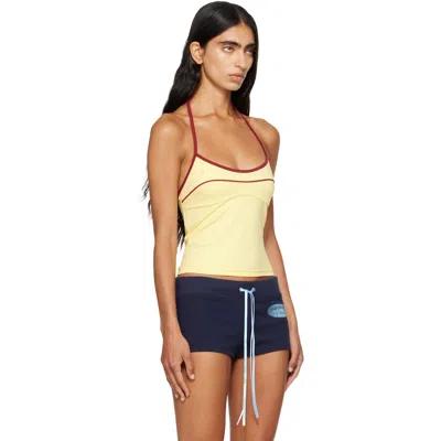 Fruity Booty Yellow Reef Tankini Top In Yellow