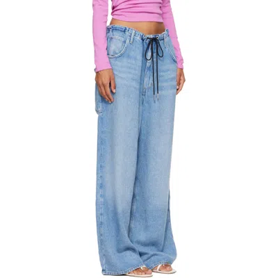 Agolde Blue Shaw Jeans In Blue