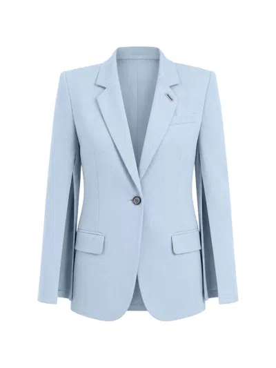 Barbara Bui Slit-sleeve Blazer In Blue