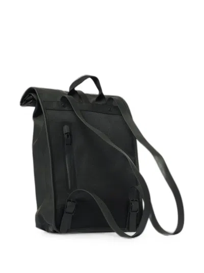 Rains Rolltop Mini Backpack In Black