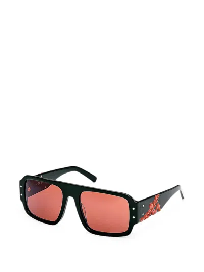Mcm Square-frame Sunglasses In Black