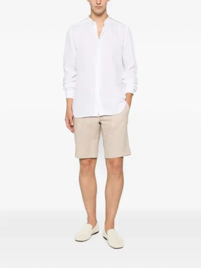 Vela Shop Drawstring-elasticated Shorts In Neutral