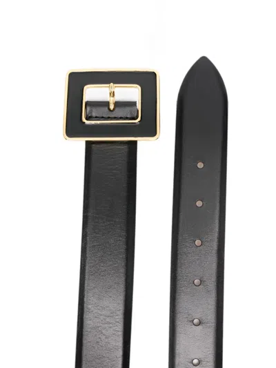 Dehanche Clio Leather Belt In Black