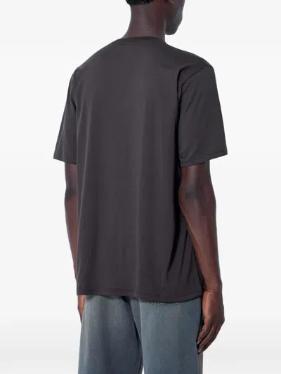 Ssstein Suvin Cotton Basic T-shirt In Gray