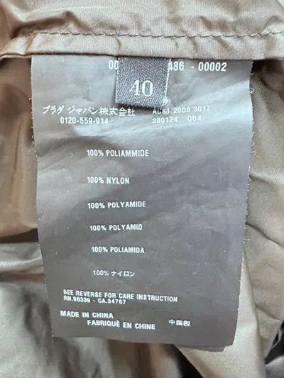 Pre-owned Prada 短款夹克 In Gray