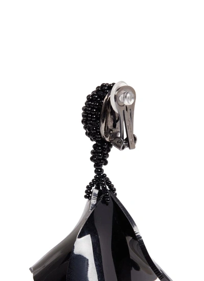 Shop Oscar De La Renta 'mini Impatiens' Petal Glass Crystal Drop Clip Earrings