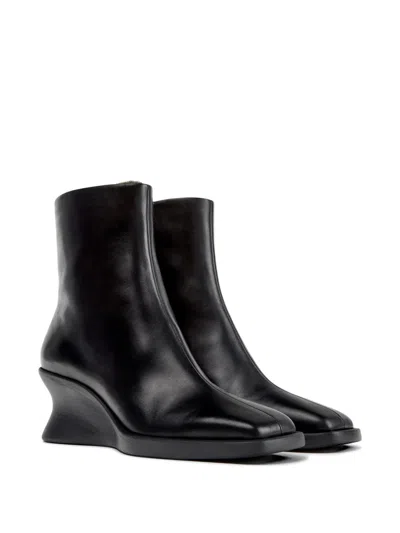 Camper Louise Wedge-heel Ankle Boots In Black