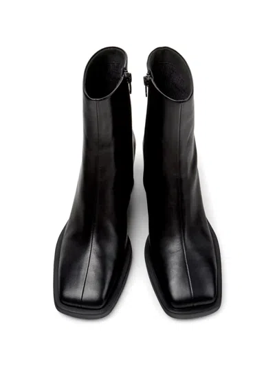 Camper Louise Wedge-heel Ankle Boots In Black