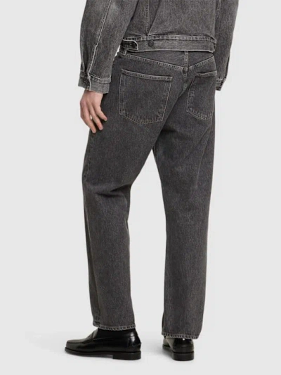 Agolde Belt Loop Jeans In Gray