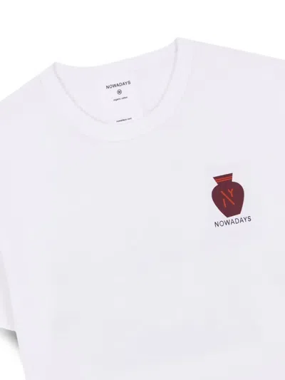 Nowadays Graphic-print T-shirt In White