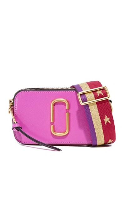 Marc Jacobs Small Snapshot Camera Bag In Lilac