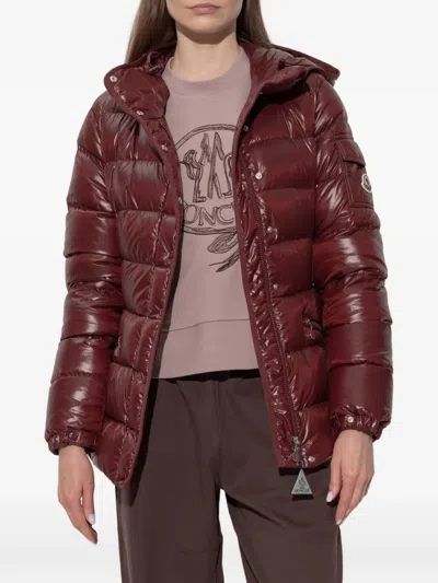 Moncler Multicolor Goose Down Full-length Jacket In Brown