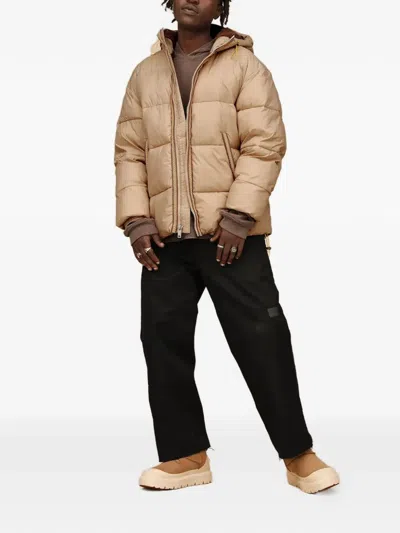 Ugg Xayden Braid Puffer Jacket In Brown