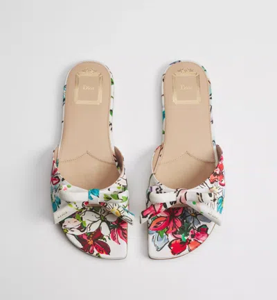 Dior Iviera  Bow Slide In Multi