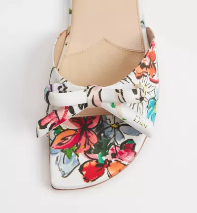Dior Iviera  Bow Slide In Multi