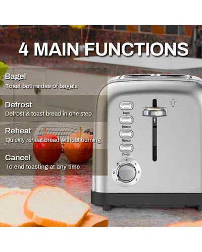 Cook N Repeat Extra-wide 2-slice Toaster In Multi