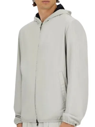 Herno Double-faced Jacket In Black