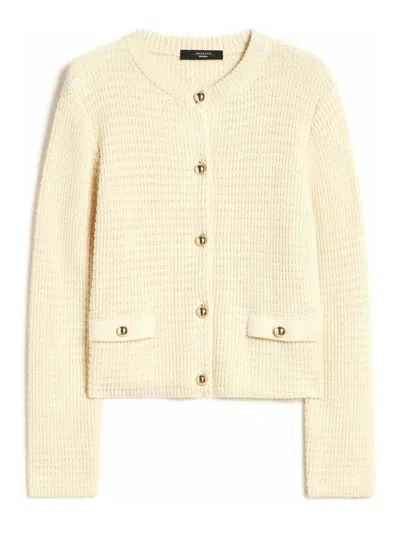 Weekend Max Mara Max Mara Weekend Sweaters Beige In Yellow