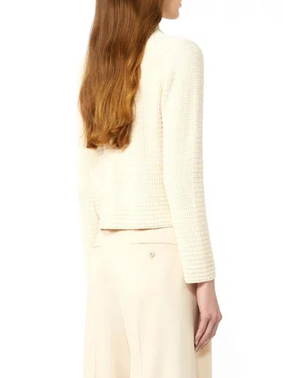 Weekend Max Mara Max Mara Weekend Sweaters Beige In Yellow
