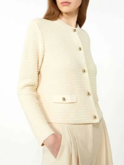Weekend Max Mara Max Mara Weekend Sweaters Beige In Yellow
