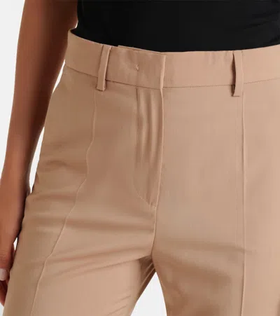 Sportmax Virgin Wool Flared Pants In Multi