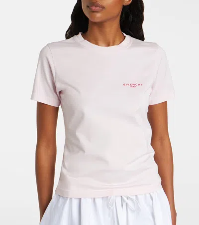 Givenchy Cotton Jersey T-shirt In Pink