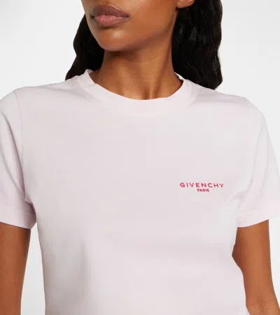 Givenchy Cotton Jersey T-shirt In Pink