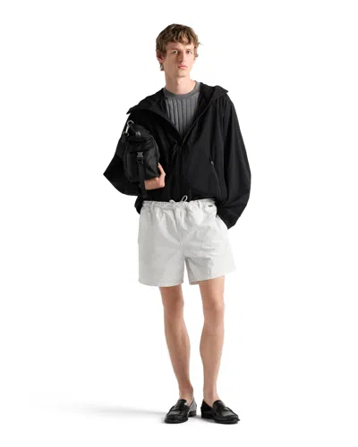 Prada Re-nylon Jacket In Black