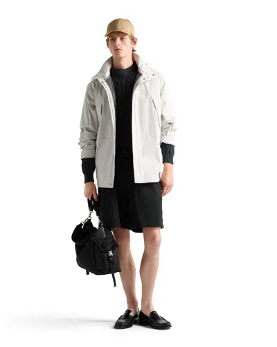 Prada Technical Fabric Jacket In White