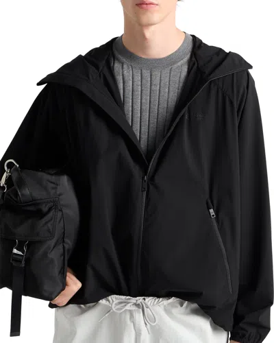 Prada Re-nylon Jacket In Black