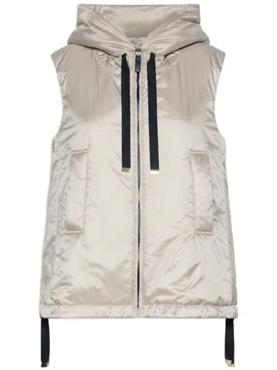 Max Mara The Cube Greengo Puffer Beige In Gray