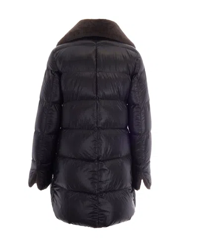 Herno Collared Padded Jacket In Black