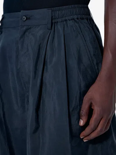 Ssstein Pleated Elasticated-waistband Shorts In Multi