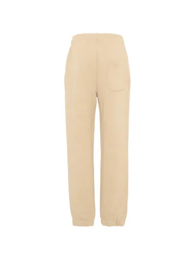 Msgm Logo-print Drawstring Track Pants In Neutral