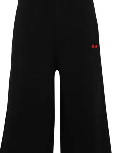 Msgm Logo-print Side-stripe Track Pants In Multi