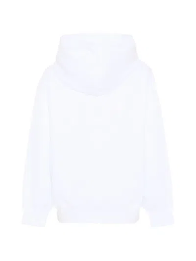 Msgm Logo-embroidered Hoodie In Multi