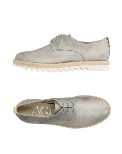 Agl Attilio Giusti Leombruni Laced Shoes In Grey