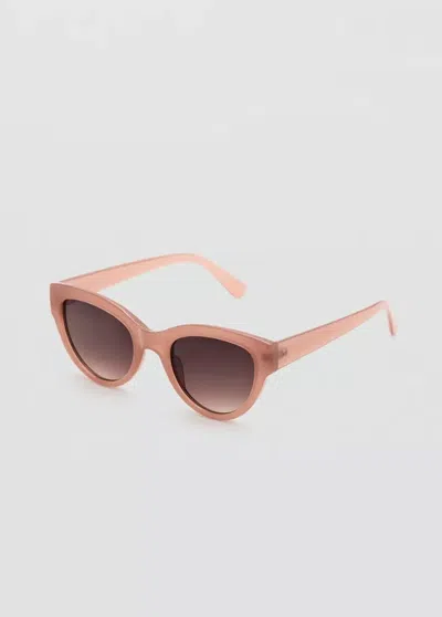 Mango Cat-eye Sunglasses In Brown